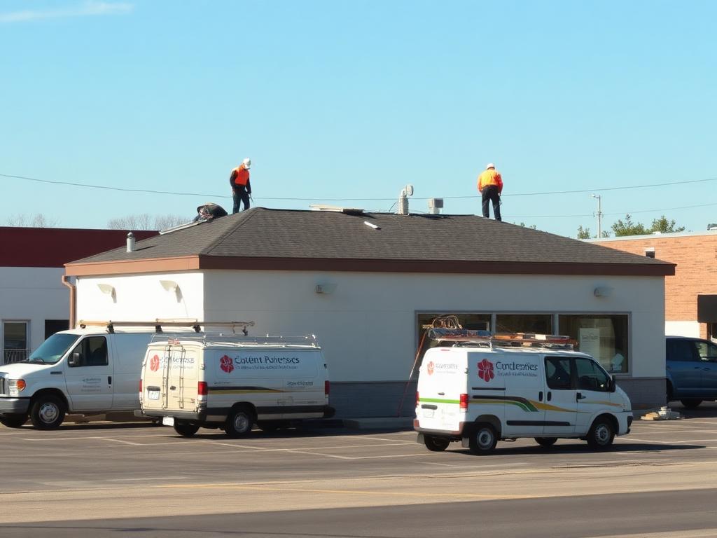 Commercial Roofing at an average American property