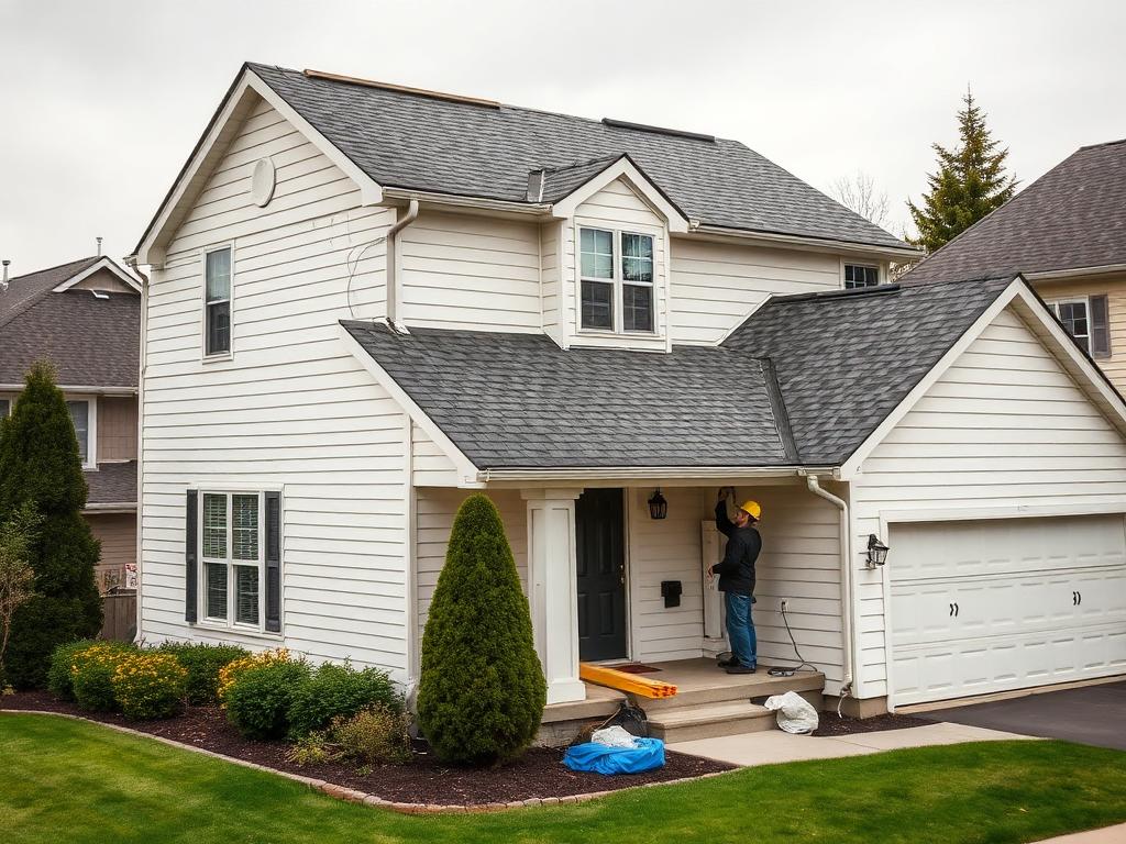 Roof Installation at an average American property