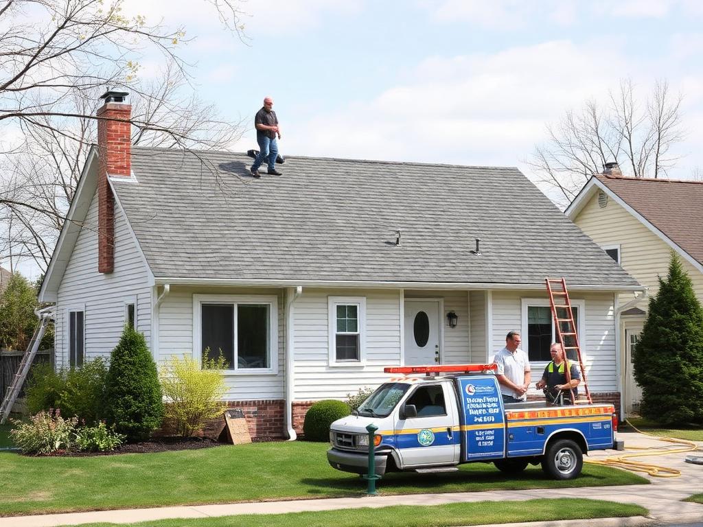 Roof Replacement at an average American property