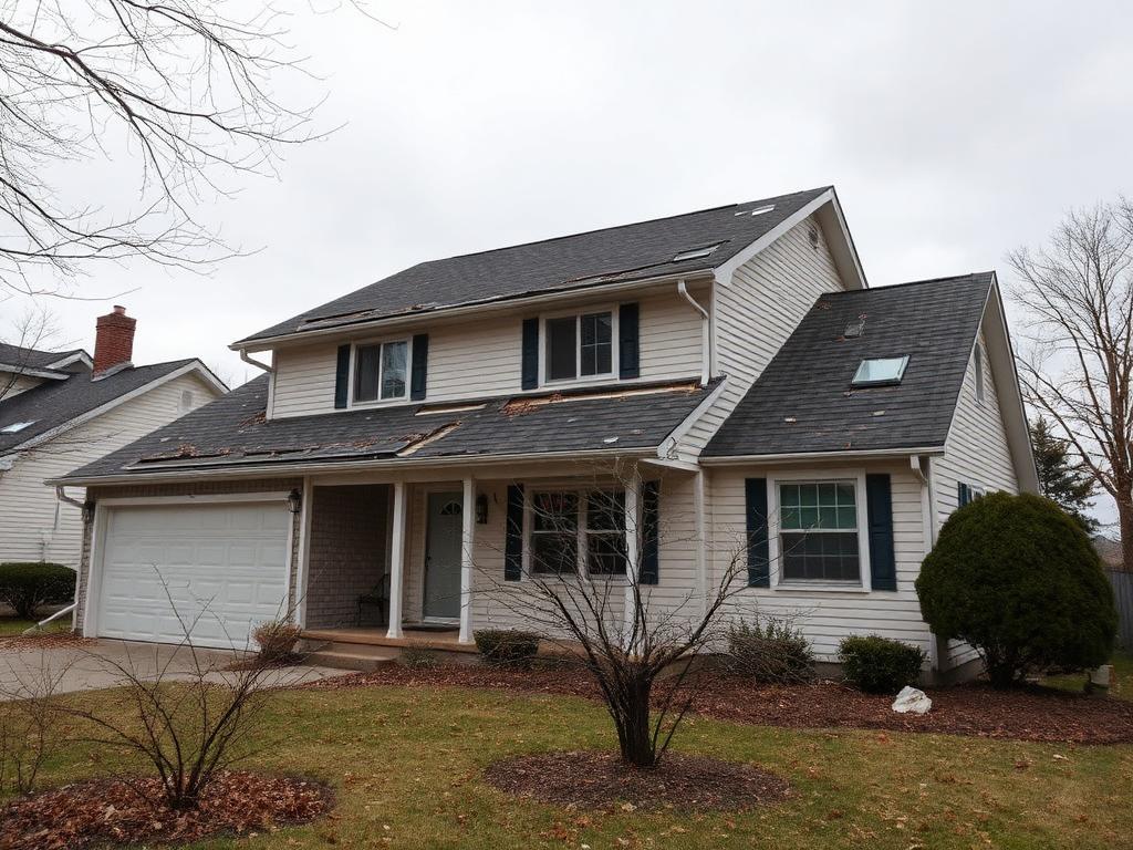 Storm Damage at an average American property